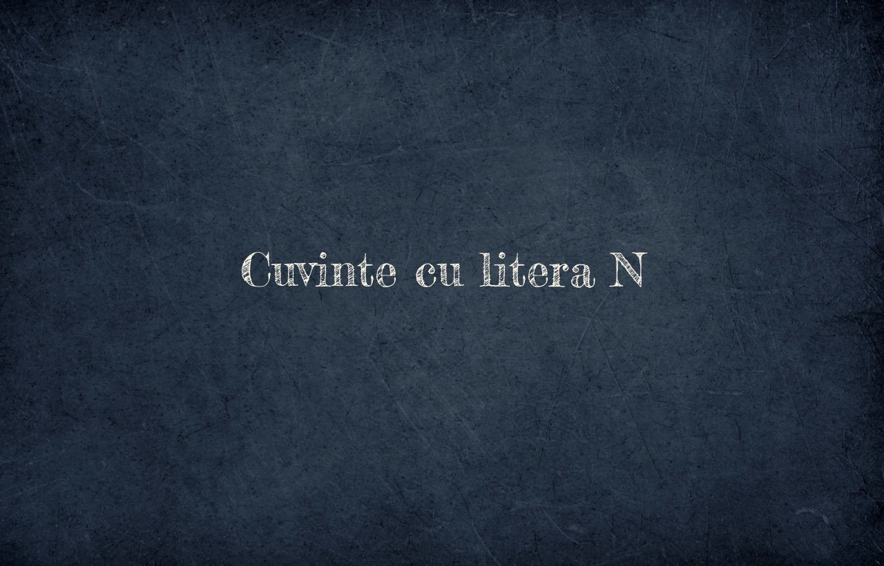 cuvinte cu litera n